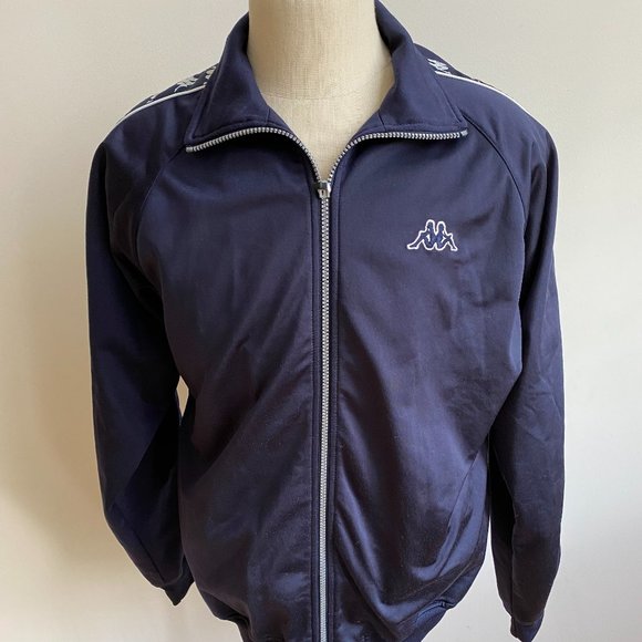 navy blue kappa jacket